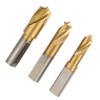 3Pcs HSS CO Cobalt Spot Weld Drill Bit Set Kit
