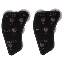 Abaodam 2Pcs Portable Baseball Umpire Clicker Lightweight Scoring Device for Accurate Game Counting Handheld Indicator for Baseball and Softball