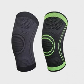 RUN Muscle Art Knee Brace 2+1 Running Green L 3-pack 2ea