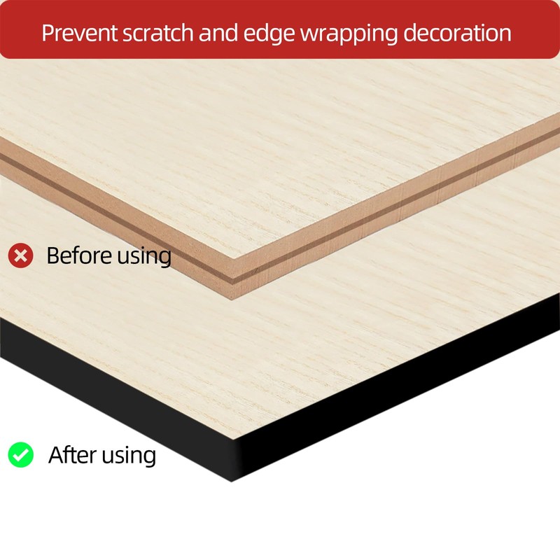 Aroilder T Rubber Trim Molding, Fit 3/4 inch Edge, Shelf