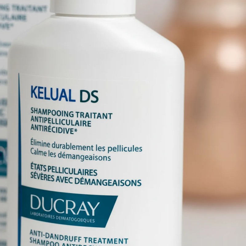 Kelual Ds Shampoo Auxiliar Tratante Anticaspa 100 Ml Ducray