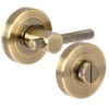 HANDLEZONE® Knurled Bar Designer Bathroom Toilet Door Thumb Turn and
