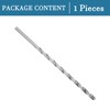 QUARKZMAN Spiral Drill Bit HSS Straight Shank for Drilling 10