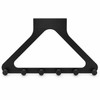 Over-the-Door Hook Rack - 6 Aluminum Hooks for Coats, Hats,