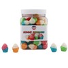 American Best Food 3D Cupcake Gummy Candy in Jar, 1.5