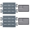 TAXATM Large Molle Patch Panel with Laser Cutting Loop, Molle