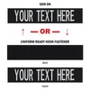 Custom Uniform Name Tape. Black, 6 Inch Hook Fastener