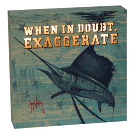 Rivers Edge Products LED Canvas Wall Art, 6 by 6 Inches, Fiber Optic Light Up Wall Decor, Battery Operated Lighted Nature Canvas Print, LED Light Kitchen, Bedroom, or Home Decor, Sailfish