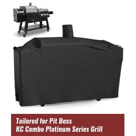 NUPICK Grill Cover for Pit Boss KC Combo Platinum Series Grill, Heavy Duty and Waterproof Cover with Zipper Design, All Weather Protection