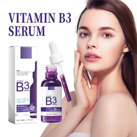 2 Stück B3-Essenz Für Das Gesicht, Niacinamide Serum Anti-Aging Facial Essence, Anti-Pigmentflecken-Serum, Hautaufhellende Essenz zum Verblassen dunkler Flecken