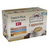 Grove Square Cappuccino Pods, Variety, Single Serve (Pack of 72)