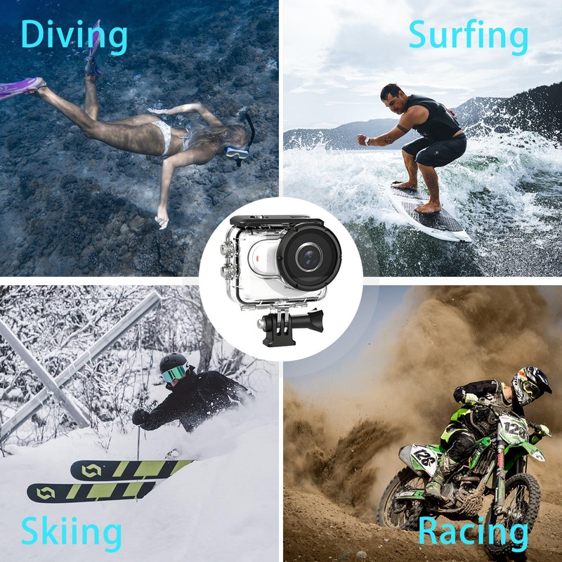 Diving Case for Insta360 GO 3 Waterproof Protective 60M Underwater