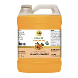 SULU ORGANICS ORGANIC UNREFINED 100% PURE GOLDEN JOJOBA OIL COLD PRESSED  - 12 OZ