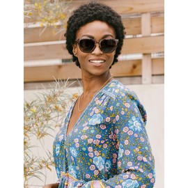 Peepers by PeeperSpecs Women's Pisa Cat Eye Polarized, No Correction Sunglasses, Leopard Tortoise, 54 + 0