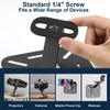AHRLIC Desktop Projector Stand, 360° Rotation Foldable Metal Projectors Bracket,