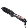 Foldable Hair Curler Straightening Brush Adjustable Temperature Anti Scald Ceramic