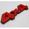 PartsTo 4x4 Decal Emblem Badge with Pre-Adhesive for Toyota Tacoma