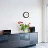 TFA Dostmann Analogue Wall Clock 60.3547.20 Radio-Controlled Clock Metal Frame