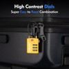 SURE LOCK TSA Compatible Travel Luggage Locks, Inspection Indicator, Easy