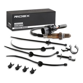 RIDEX 3922L0461 Front Lambda Sensor in Front of Catalytic Converter Oxygen O2 Sensor Heated 275 mm