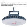 Portable Camping Fan Light LED with Magnet Hook USB Charging