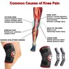 Knee Support Hinged Brace Adjustable Neoprene Elasticated Support Sleeve Open