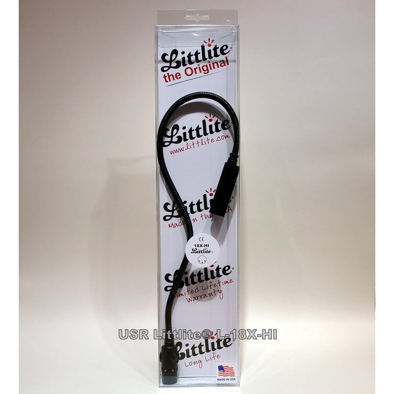 Littlite 18X-HI 18 inch High Intensity Gooseneck Lamp with 3-Pin
