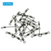 PATIKIL 3 Way Swivel 66lbs, 10 Pack Cross Line T