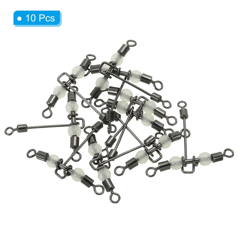 PATIKIL 3 Way Swivel 66lbs, 10 Pack Cross Line T