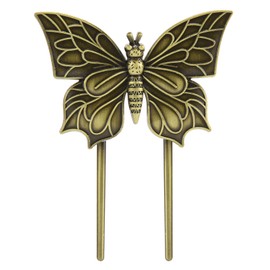 VIEIOTI Vintage Bookmark Free Your Hands, Metal Book Marker Clip Effortlessly Hold Open Your Journal While Writing Perfect Gift for Book Lovers, Writers, and Readers Page Holder (Butterfly)