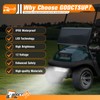 GODCTSUP Club Car LED Headlight with Bumper, 12V Golf Cart