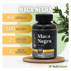 Maca Negra Peruana Organica | 1000 Mg | Vitalidad