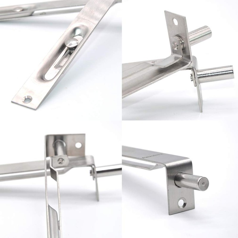 Faspiroty Door Latch 2 Pack 304 Stainless Steel Security Lock