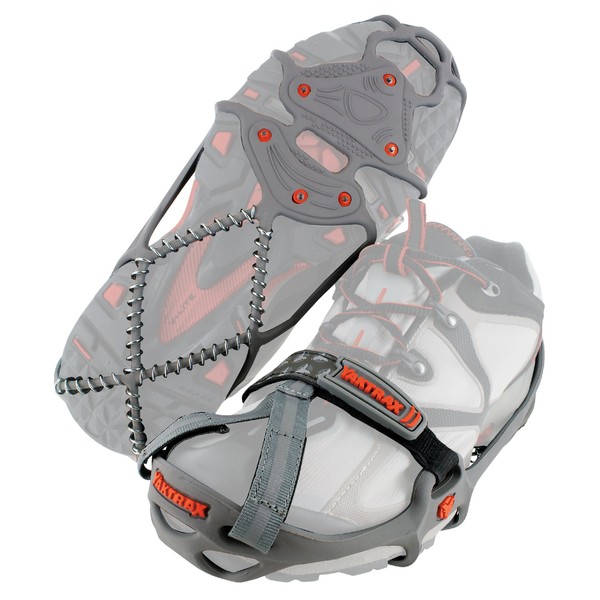 Yaktrax Run Traction Cleats for Running on Snow and Ice (1 Pair), Large