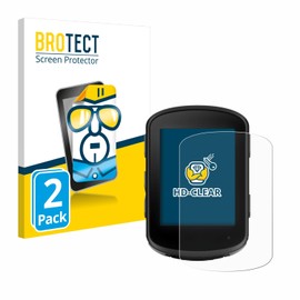 BROTECT (Pack of 2 protective films for Garmin Edge 840 solar screen protector, ultra clear)