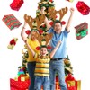 Max Fun Christmas Headbands Reindeer Antlers Headband Xmas Decoration Costume