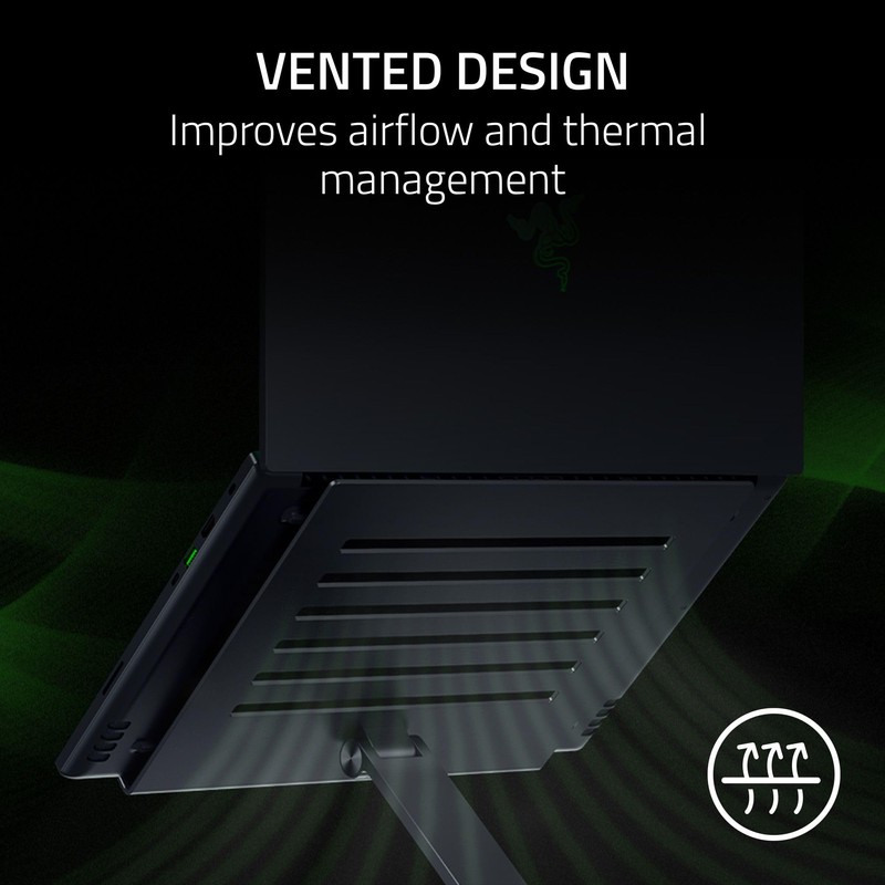 Razer Adjustable Laptop Stand: Supports Phones, Tablets, Laptops, Macbooks up