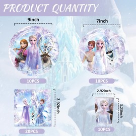 50 Piece Party Tableware Set, Children's Birthday Tableware Set, Party Tableware Birthday, Children's Birthday Decoration with Plates, Cups, Napkins, Tablecloth, Straws, Party Tableware for 10 Guests