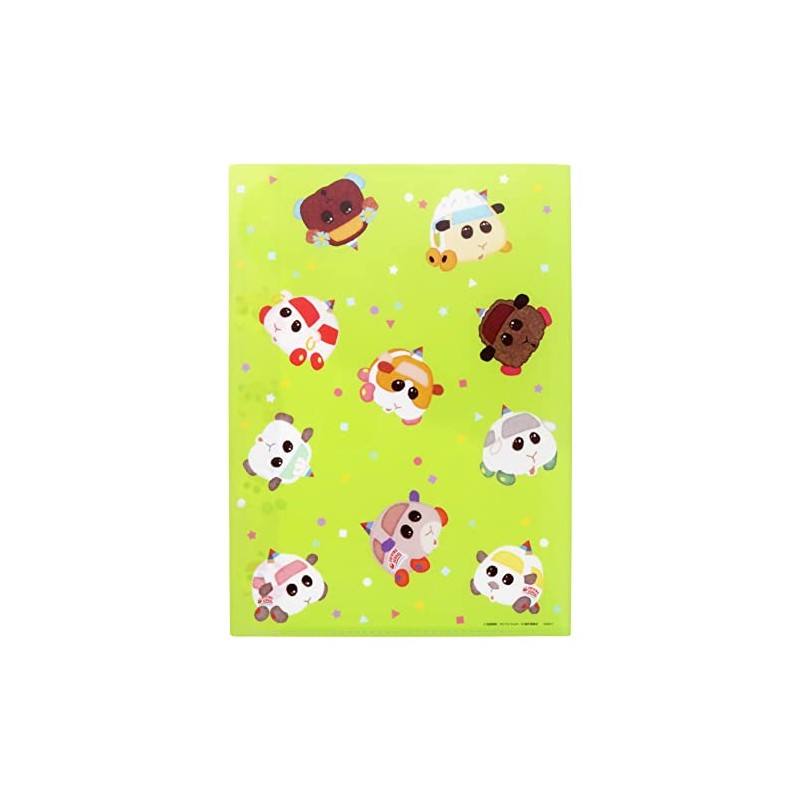 Sunstar Stationery PUIPUI Molker, Clear File, Die Cut, B Pattern
