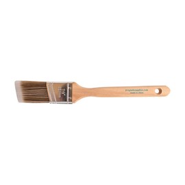 Pro Grade - Paint Brushes - 12Ea 1.5" Angle Brushes