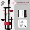 Hey-brother Gothic Cat Tree, 98.4-110.2 Inches Floor to Ceiling Cat