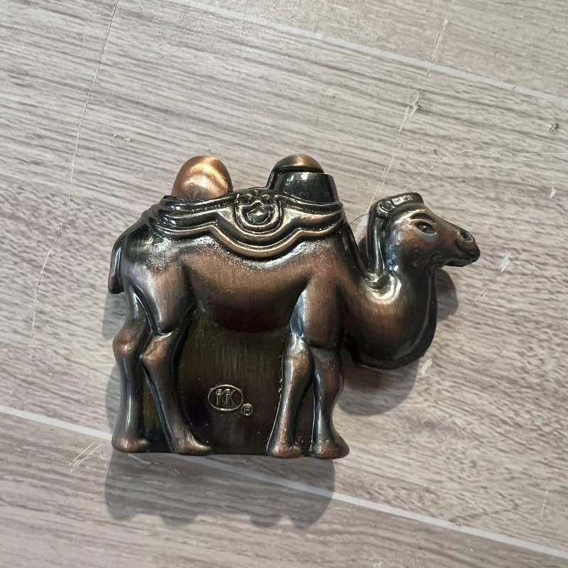 Camel Bronze Kk Brand Camel Shaped Lighter Butane Torch Style