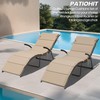 PATIOHIT Chaise Lounge Cushions Outside, Comfortable Lounge Chair Cushions for