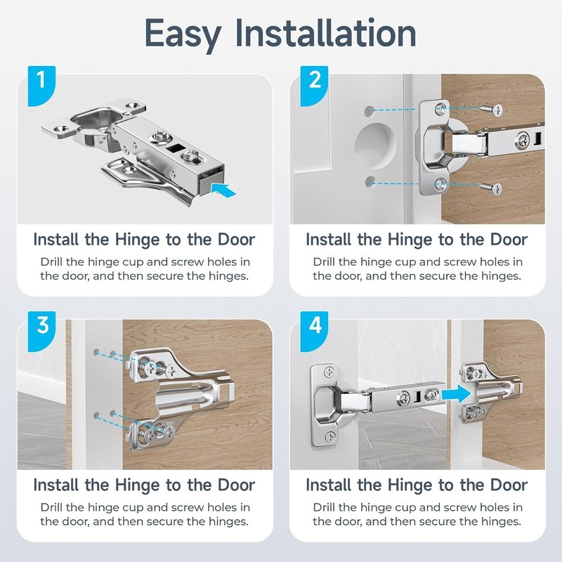 Cabinet Hinges,2 Pack Kitchen Cupboard Hinges Cupboard Hinges,Kitchen Door Cupboard
