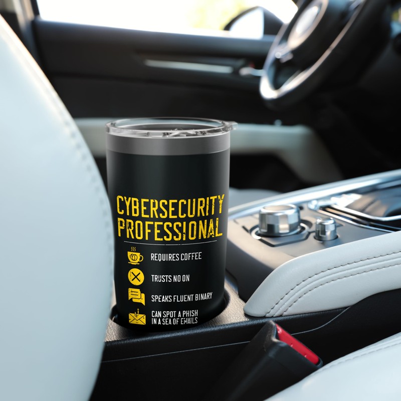 Cybersecurity Professional Noun Stainless Steel Insulated Tumbler