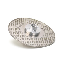 Solidure 6" Grinding Tile Cutting Blade,Diamond Blade with 5/8"-11 Flange Cutting and Grinding for Granite,Marble,Tiles