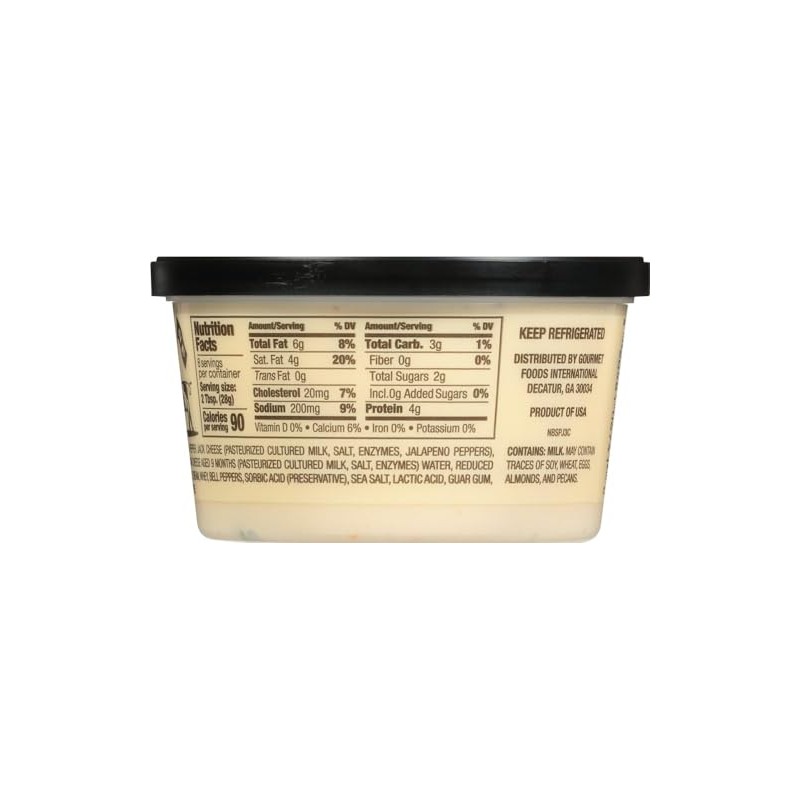 New Bridge Pepper Jack Cheese Spread, 8 oz, 12 Pack