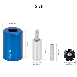 Bicycle Fork Star Nut Setter, Installation Nut Adjustment Tool, Star Nut Steering Set, Bicycle Fork, Star Nuts Adjustment Tool, Headset Star Nut Sleeve, Bicycle Fork Star Nut Adjustment