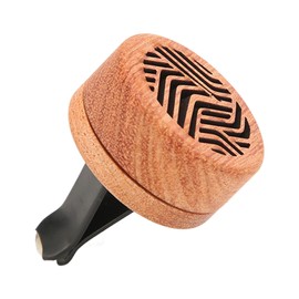 ZJchao Difusor de Aceites Esenciales Hecho a Mano en Automvil, Mini Difusor Porttil de Palisandro para Automvil con Roca Volcnica para Salida de Aire 