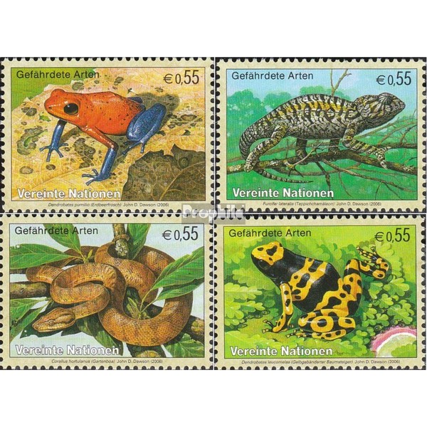 Prophila Collection UNO - Vienna 461-464 (complete edition) 2006 amphibians